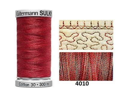 Guterman Sulky Variegated Cotton | 300m | Caramel Apple
