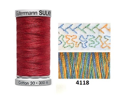 Guterman Sulky Variegated Cotton | 300m | Caribbean