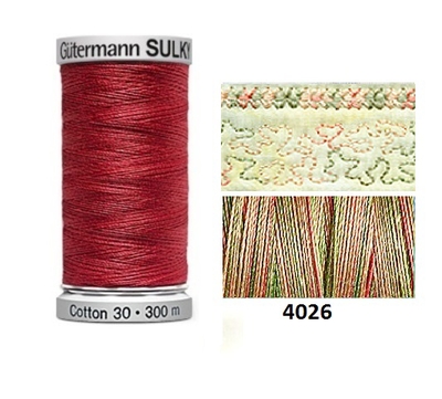 Guterman Sulky Variegated Cotton | 300m | Earth Pastels