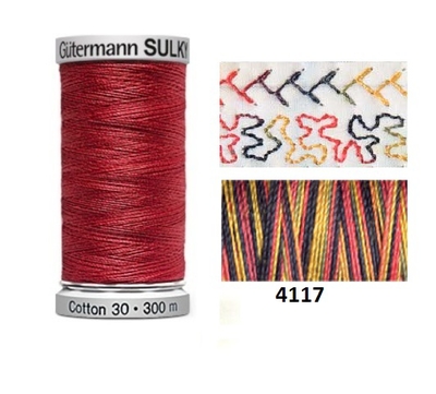 Guterman Sulky Variegated Cotton | 300m | Fall Holidays