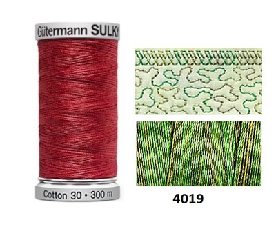 Guterman Sulky Variegated Cotton | 300m | Forest Floor
