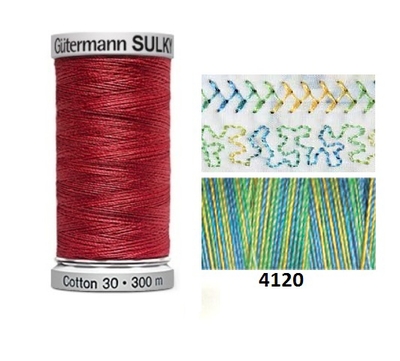 Guterman Sulky Variegated Cotton | 300m | Springtime