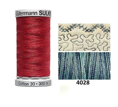 Guterman Sulky Variegated Cotton | 300m | Storm Clouds