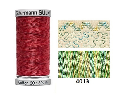 Guterman Sulky Variegated Cotton | 300m | Sun and Sea