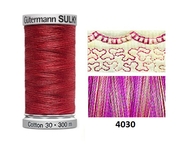 Guterman Sulky Variegated Cotton | 300m | Vintage Rose | 709743/4030