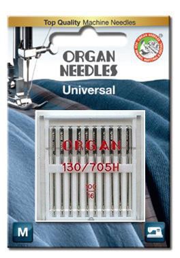 Organ Standard Sewing Needles | Size 100/16 | 10 Needles Per Pack