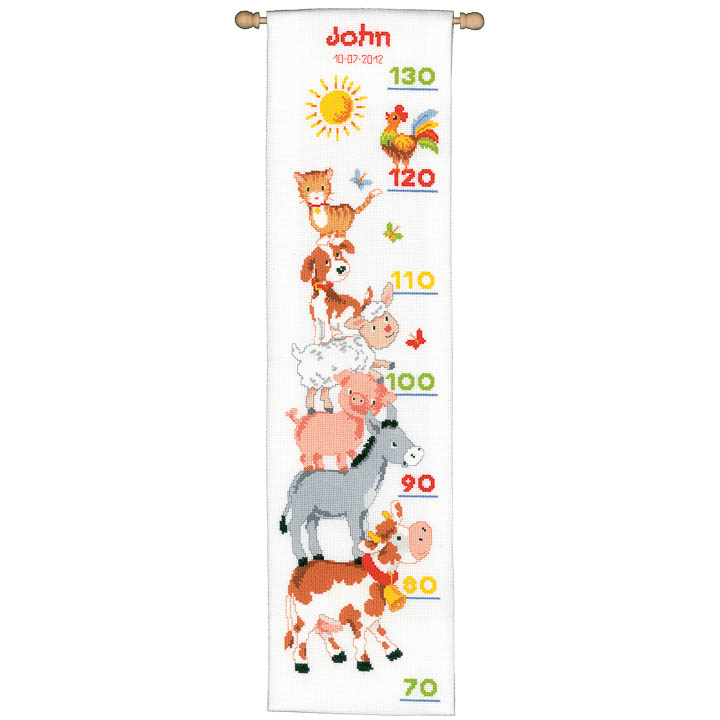 Cross Stitch Height Chart Kit