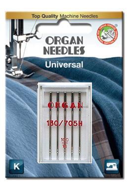 Organ Standard Sewing Needles | Size 100/16 | 5 Needles Per Pack