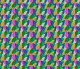 Tropical Jammin - Multicolour Frond Leaves Fabric 