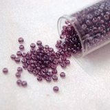 Washable Seed Beads 9 mm Plum