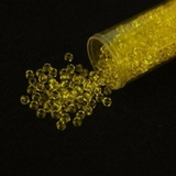 Washable Seed Beads 9 mm Yellow
