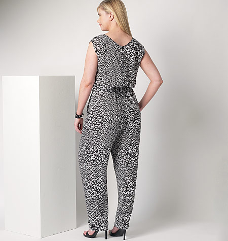 kimono 22w 20w jumpsuit 24w 18w womens rr butterick sewing pattern haberdashery