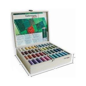 Wooden Case Cotton 30 Thread Embroidery Thread