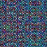 Zanzibar Geo Stripe Multi on Black Fabric