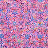 Zanzibar Mini Geo Inlay on Pink Fabric