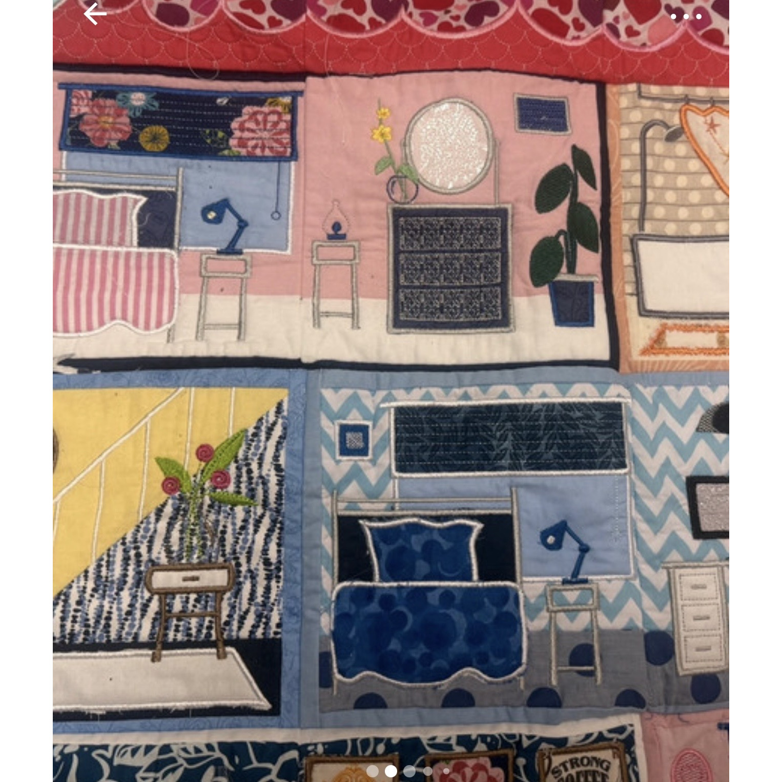 Doll house quilt