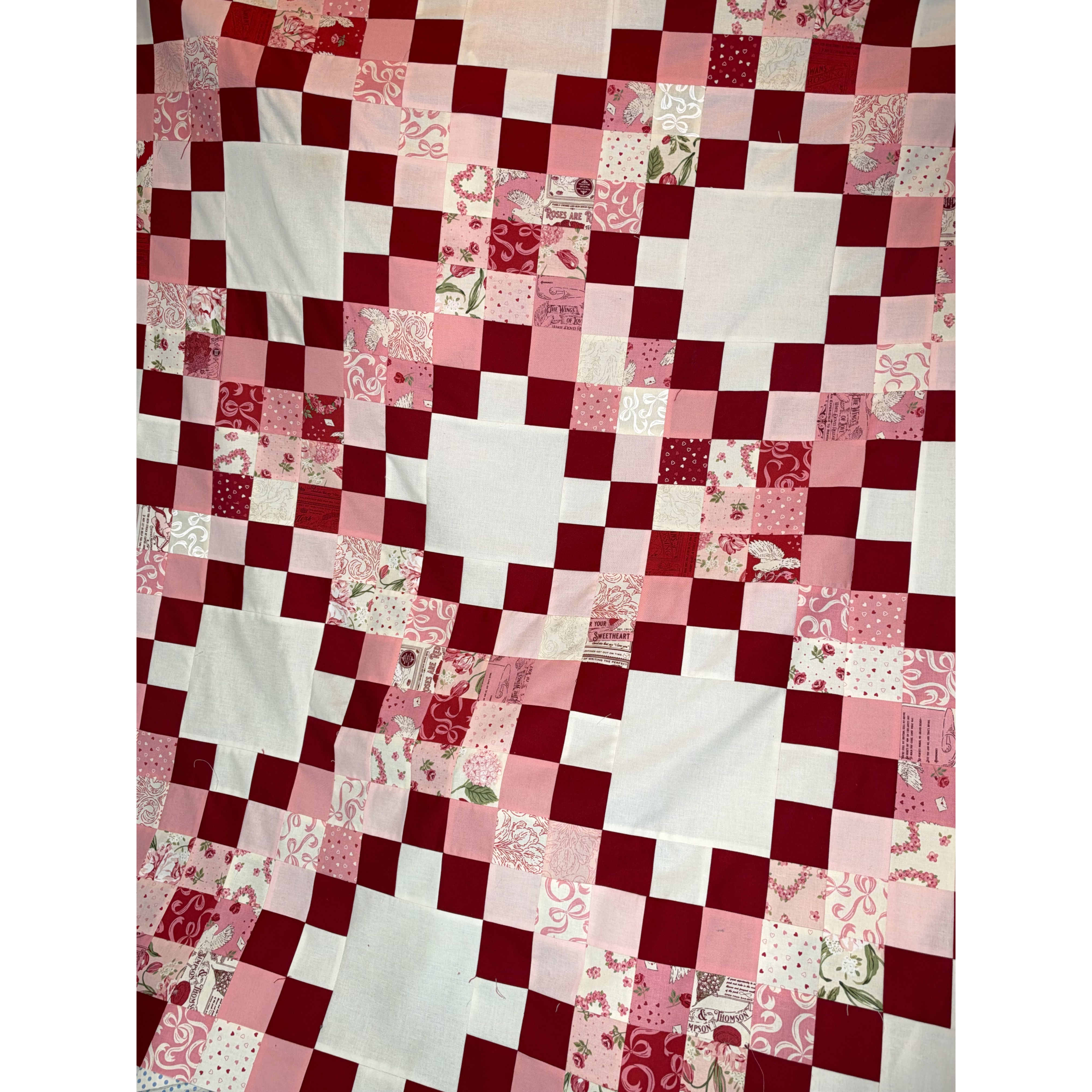 Double Irish Chain Quilt 