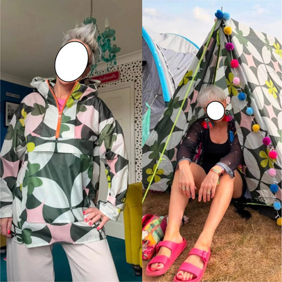 Coat Made from a tent