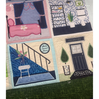 Doll house quilt