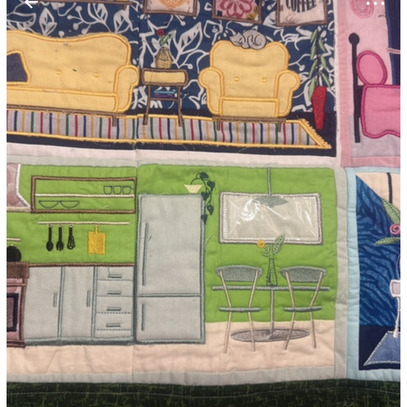 Doll house quilt