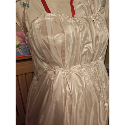 Dress in progress, just to see front pleats and add zip