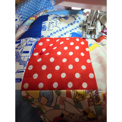 Patchwork memory quilt 