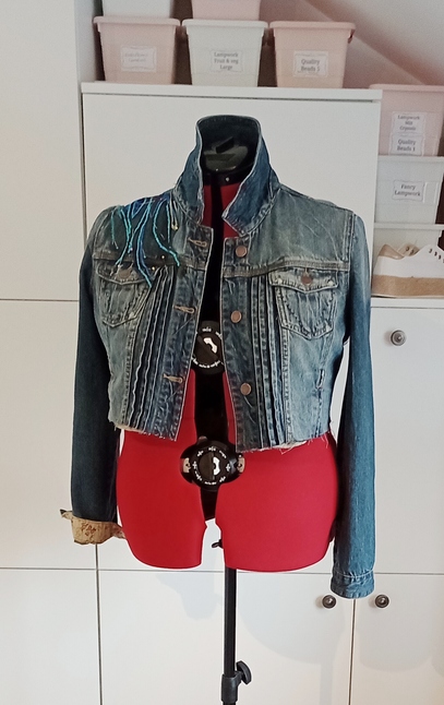 Sequinned Peacock Jacket
