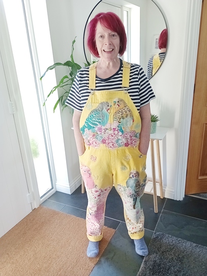 Yellow Budgie Dungarees