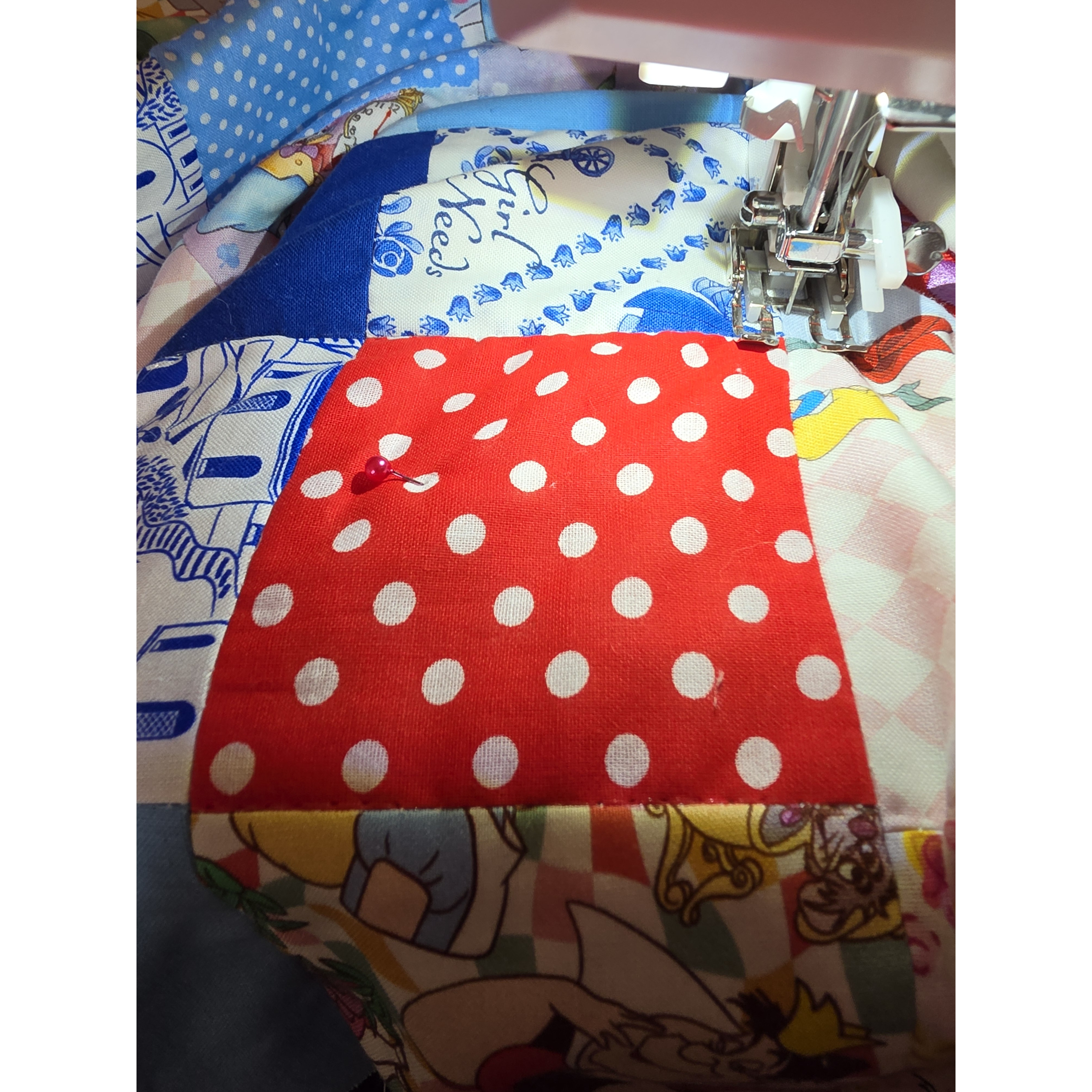 Patchwork memory quilt 